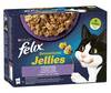 Kassikonserv Felix Sensations Mix kalkuni, makrelli, lambaliha ja heeringaga, 12x85g