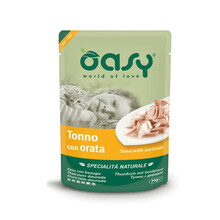 Konserv kassidele Oasy guljašš tuunikala ja meriahvenaga, 70 g