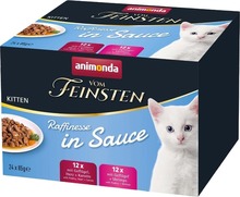 Märgtoit kassipoegadele Animonda Vom Feinsten Kitten Raffinesse in sauce, 24 x 85 g