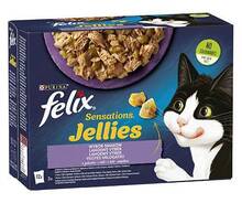 Kassikonserv Felix Sensations Mix kalkuni, makrelli, lambaliha ja heeringaga, 12x85g