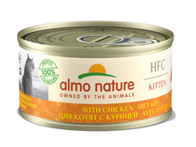 Märgtoit kassipoegadele Almo Nature HFC Kitten Chicken, 70 g