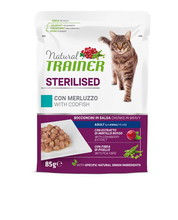 Konserv kassipoegadele Natural Trainer Sterilised tursaga, 85 g