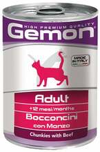 Kassikonserv Gemon Wet Cat Chunkies veiselihaga, 415 g
