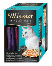 Märgtoit kassipoegadele Miamor Feine Filets Mini, 8 x 50 g