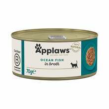 Kassikonserv Applaws Ocean Fish makrelli ja tuuniga, 24 x 70 g