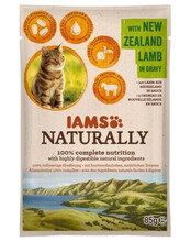 Konserv kassidele IAMS Naturally Uus-Meremaa lambalihaga kastmes, 85 g