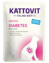 Konserv kassidele Kattovit Feline Diet Diabetes lõhega, 85 g