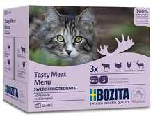 Kassi märgtoit Bozita Tasty Meat Menu, 12 x 85 g