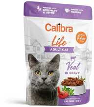 Märgtoit kassidele Calibra Cat Life Adult Veal in Gravy, 85 g