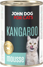 Märgtoit kassipoegadele John Dog Kangaroo Mousse, 400 g