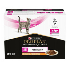 Märgtoit kassipoegadele Purina Pro Plan Veterinary Diets UR St/Ox Urinary kanaga, 10 x 85 g