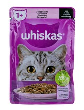 Märgtoit kassidele Whiskas Adult Salmon in Sauce, 85 g