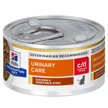 Märgtoit kassipoegadele Hill's PD Feline c/d Urinary Stress Stews, 82 g