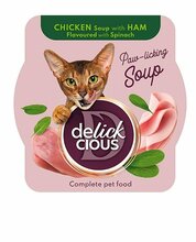 Delickcious kanasupp kassidele singi ja spinatiga, 80 g