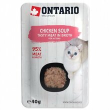 Konserv kassipoegadele Ontario Cat Kitten Chicken Soup, 40 g