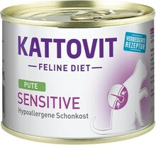 Kassi märgtoit Kattovit Sensitive kalkuniga, 185 g