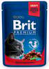 Märgtoit kassidele Brit Premium Beef Stew & Peas, 100 g, 24 tk