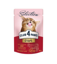 Konserv kassidele Club 4 Paws Premium Selection veiselihaga kreemjas brokolisupp, 85 g