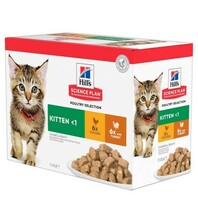 Konservide komplekt kassipoegadele Hill's Science Plan Kitten Multipack kanaliha ja kalkuniga, 12x85 g