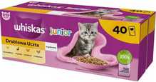 Märgtoit kassipoegadele Whiskas Junior linnuliha tarretises, 40x85g