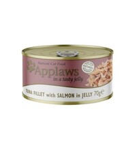 Konserv kassidele Applaws Tuna & Salmon in Jelly, 70 g