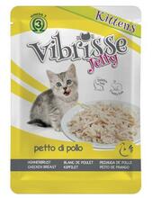 Märgtoit kassipoegadele Vibrisse kanarind želees, 18 x 70 g