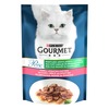 Märgtoit kassipoegadele Purina Gourmet Perle Trout and Spinach, 85 g