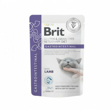 Märgtoit kassidele Brit GF Veterinary Diets Gastrointestinal - Low Fat, 85 g
