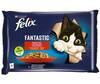 Märgtoit kassidele Felix Fantastic küüliku- ja lambalihaga, 4x85 g