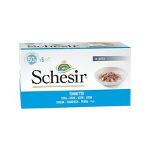 Märgtoit kassidele Agras Pet Foods Schesir Tuna in Jelly, 6 x 50 g