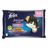 Konserv kassipoegadele Felix Fantastic Junior kastmes, 4 x 85 g