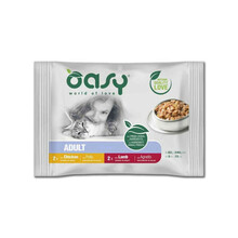 Oasy konservikomplekt lihaga kassidele, 4 x 85 g