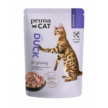 Märgtoit kassipoegadele PrimaCat Classic pardiga kastmes, 85 g