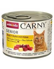 Animonda Carny Senior veiseliha, kana ja juustuga, 200g