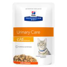 Hill's Prescription Diet Feline c/d guljašš kanaga, 85 g