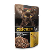 Leonardo Pulled Beef konserv kassidele kanaliha ja rebitud veiselihaga, 70 g
