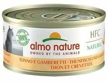 Märgtoit kassipoegadele Almo Nature HFC Tuna with Shrimps, 70 g