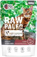 Märgtoit kassipoegadele Vetexpert Raw Paleo Adult Sterilised Tuna, 100 g