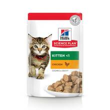 Märgtoit kassipoegadele Hill's Science Plan Kitten kanaga, 12 x 85 g
