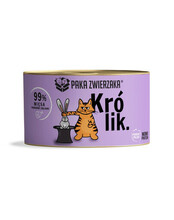 Märgtoit kassidele PAKA ZWIERZAKA küülikulihaga, 200 g