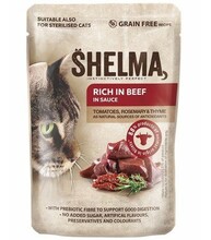 Märgtoit kassipoegadele Shelma veiselihaga, 85 g