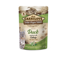 Konserv kassidele Carnilove Duck Catnip pardiliha ja kassinaerisega, 85 g