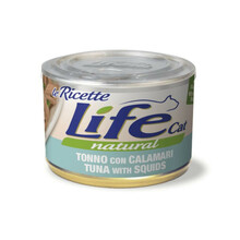 Konserv kassile Life Cat LeRicette tuunikala, kalmaari ja ubadega, 150 g