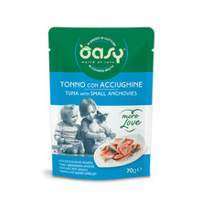 Oasy More Love guljašš tuunikala ja anšoovisega kassidele, 70 g