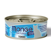 Konserv kassidele Monge Natural tuunikalaga, 80 g