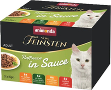 Märgtoit kassipoegadele Animonda Vom Feinsten Adult Raffinesse kastmes, 24 x 85 g
