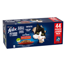 Märgtoit kassidele Purina Felix Fantastic Mix in Jelly, 44 x 85 g