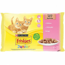 Kassi märgtoit Friskies Junior, 4 x 85 g