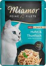 Miamor Fine Filets märgtoit kanaga ja tuunikalaga kassidele, 100 g