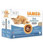Märgtoit kassipoegadele Iams Cat Delights Adult Sea in Jelly, 12 x 85 g